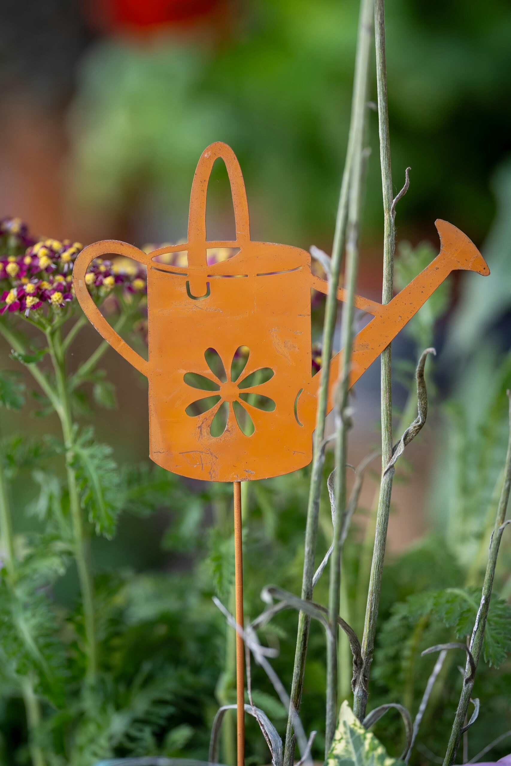 ijzeren bloem voor in de tuin